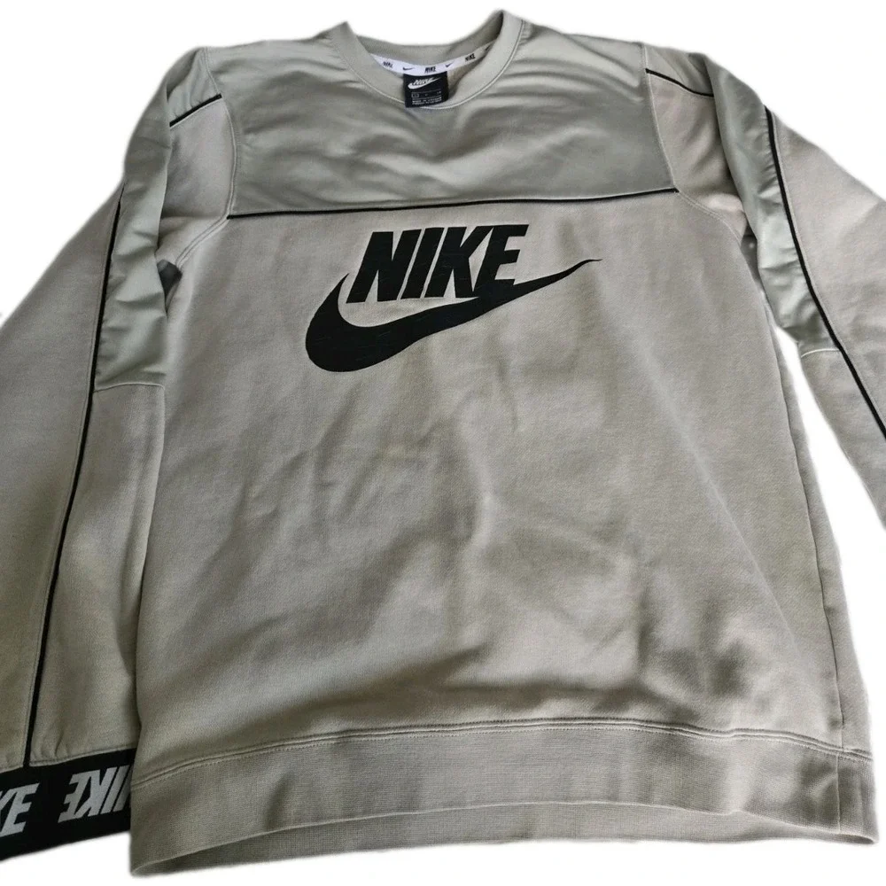 Nike y2k big logo beige swoosh center logo 11B0358